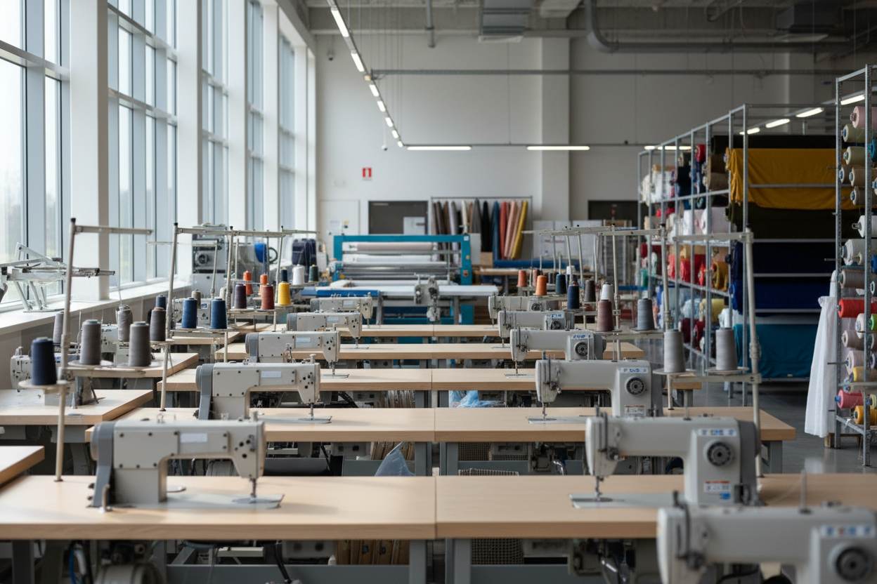 background for clothing manufacuter